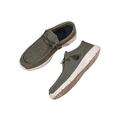 Daeful Men's Lightweight Slip On Loafer Walking Casual Stretch Sneakers Canvas Shoes