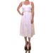 Guess Women's Sleeveless Sweetheart Neck True White Dress Size 8