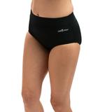 Dolfin Aquashape Women's Aquashape Conservative Cut Brief Swimsuit Bottom in Black, Size Small