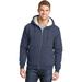 CornerStone Men's Heavyweight Sherpa Lined Hooded Fleece Jacket_Navy_L