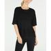 Calvin Klein Performance Women's Split-Back T-Shirt, Black, XL
