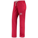 Ohio State Buckeyes Women's Straight Leg Cargo Scrub Pants - Scarlet