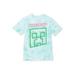 Minecraft Boys Block Creeper Graphic Short Sleeve T-Shirt, Sizes 4-18