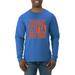 Straight Outta New York NYM Fan Fantasy Baseball Fans Mens Sports Long Sleeve T-Shirt, Royal, 2XL