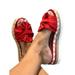 Wazshop Ladies Womens Flats Summer Sliders Slip Ons Bow Mule Beach Sandals Shoes