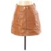 Pre-Owned Free People Women's Size 0 Faux Leather Skirt