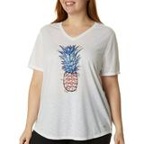 Reel Legends Plus Patriotic Pineapple Graphic T-Shirt