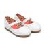 EIGHT EIGHTEEN Leatherette Round Toe Classic White Mary Jane Flat Toddler (White)