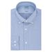 Men's IZOD Advantage Performance Slim-Fit Button-Down Collar Wrinkle-Free Dress Shirt Blueberry Check