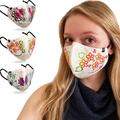 Super Fancy Face Mask For Men And Women Cotton Embroidered Mask with Adjustable Ear Loop Reusable Washable 180/181/182 Pack of 3 Face