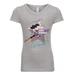 DC Comics Girls' Wonder Woman Tee, Heather XL(14/16)