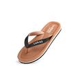 Daeful Men's Summer Beach Sandals Slip On Slippers Flip Flops Thong Mules Casual Shoes