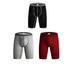 Stretch Boxer Brief Underwear for Mens and Big Mens Soft Comfy Breathable Classics Cotton Plain Underwear Sport Open Fly Shorts 3 Pack