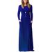 Women's Sleeveless/Long Sleeve Plain Maxi Dresses Casual Long Dresses with Pockets