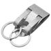 HMcorn Stainless Steel Keyring Security Clip On Heavy Duty Belt Key Clip Belt Keychain