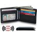 Men's RFID Blocking ID Window Multi-Card Travel Bifold Genuine Leather Pocket Wallet - in Gift Box