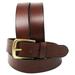 Mens Women Genuine Leather Dress Casual Belt 1.5" Wide Brown 12CA002BR