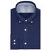 Men's IZOD Advantage Performance Slim-Fit Button-Down Collar Wrinkle-Free Dress Shirt Dark Navy