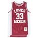 Headgear Kobe Bryant Lower Merion HS Replica Jersey Basketball Mesh Mens Maroon