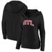 Atlanta Hawks Fanatics Branded Women's Alternate Logo V-Neck Pullover Hoodie - Black