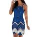 Womens Keyhole Dress Sexy Beach Dress Cocktail Party Dress Slim Fit Cami Dress