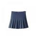 Women Girls Casual Mini Skater Skirt, High Waist Sweet Pleated Short A-line Mini Skirt
