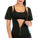 Women's Neoprene Sweat Waist Trainer Vest for Weight Loss Women Slimming Shirt Body Shaper with Sauna Suit