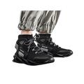 Avamo Men's Fashion High top Sneakers Dancing Shoes for Men Gift w/ Reflective Stripped Casual Walking Shoes