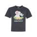 Inktastic I'll Never Forget That My Grandpa Loves Me Cute Elephants Child Short Sleeve T-Shirt Unisex Retro Heather Black S