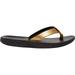 Nike Women's Bella Kai Flip Flops (Black/Metallic Gold) Size 8