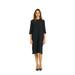 Esteez TEE Dress - Women's Cotton Spandex Casual Shift Dress - 3/4 Sleeves