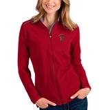 Texas Tech Red Raiders Antigua Women's Glacier Full-Zip Jacket - Red/Gray