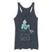 Women's The Little Mermaid Ariel Heart of Sea Racerback Tank Top