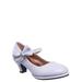 Tasha685E by Aquapillar, Kids Block Heel Mary Jane Pump - Little Girl Wedding Party Dress Shoes