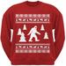 Sasquatch Red Crew Neck Sweatshirt