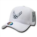 Rapid Dominance S002-AFORCE-WHT Air Mesh Military Caps, Air Force, White