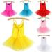 2-7Y Kids Girls Nice Party Ballet Costume Tutu Dance Skate Dress Leotard Skirts