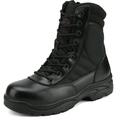 Nortiv 8 Men's Safety Work Steel-Toe Boots Anti-Slip Military Tactical Boots Trooper-Steel Black Size 11