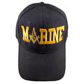 Buy Caps and Hats MARINES Masonic Baseball Cap Mason Hat Mens One Size (Black)