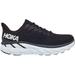 Hoka 1110535-BWHT: Women's Clifton 7 Black/White Running Shoes WIDE (8.5 Wide US Women)