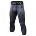 3/4 Leggings Fitness Compression Sports Tights Pants For Men Jogging Trousers Running Quick Dry Sportswear