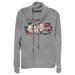 Junior's Star Wars Flower Logo Cowl Neck Sweatshirt