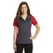 Sport-Tek Women's Colorblock polo-shirt_Iron Grey/True Red_X-Large