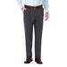 Mens J.M. Haggar Premium Classic-Fit Pleat-Front Stretch Suit Pants Dark Gray Heather