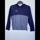 Under Armour Shirts & Tops | Euc Under Armour Long Sleeve Hooded Shirt Sz Yl | Color: Blue | Size: Lb