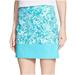 Michael Kors NEW Blue Women's Size 14 Abstract Print A-Line Skirt