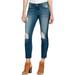 Jessica Simpson Womens Forever Denim Rolled Ankle Jeans