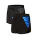 UKAP 2 Pack Mens Running Shorts with Liner Dry Fit Stretch Jogging Athletic Shorts Gym Training Workout Shorts with Zip Pocket
