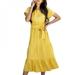 Spree Summer Dress Women Short sleeve Casual Dresses O Neck Midi Dress Female Length Sundress For Lady