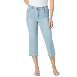 Woman Within Women's Plus Size Capri Stretch Jean